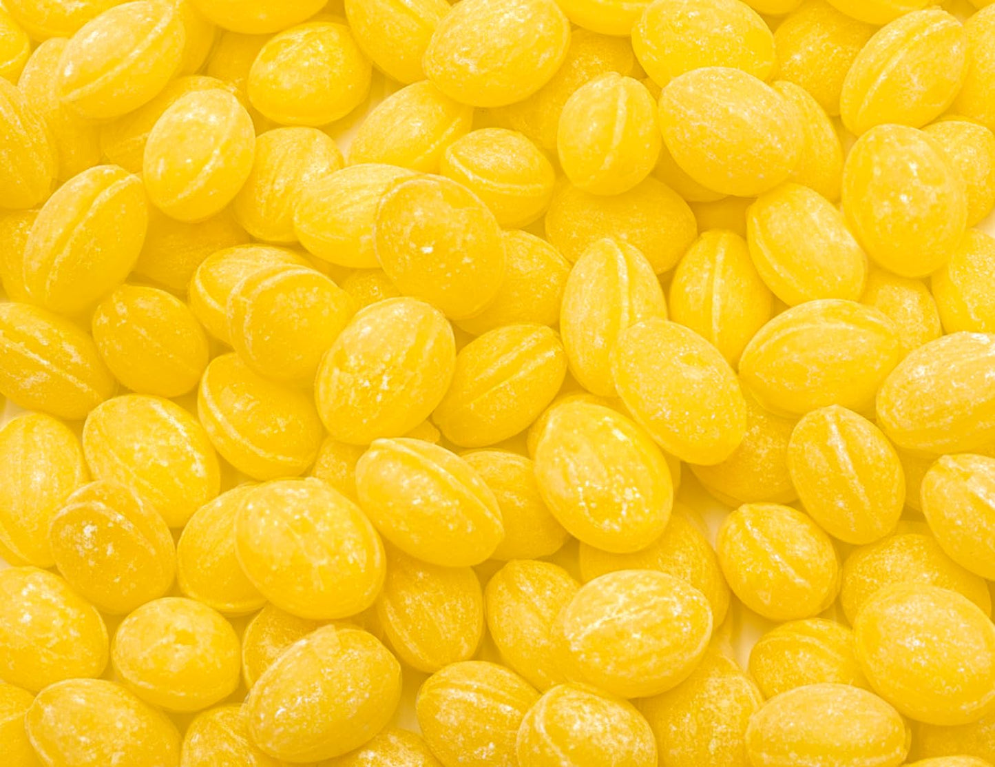 Sanded LEMON Drops Hard Candy 2 lb - Bulk, Old Fashioned Candy, Natural Flavor, Fat Free