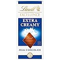 Lindt EXCELLENCE Extra Creamy Milk Chocolate Candy Bar, Milk Chocolate, 3.5 oz. Bar
