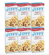 Jiffy, Raspberry Muffin Mix, 7oz Box (Pack of 6)
