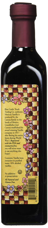 Blue Cattle Truck Trading Co. Traditional Gourmet Mexican Vanilla Extract, Large, 16.7 Ounce
