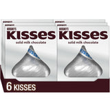 HERSHEY'S KISSES Solid Milk Chocolate Candy Gift Boxes, 7 oz (6 Count)