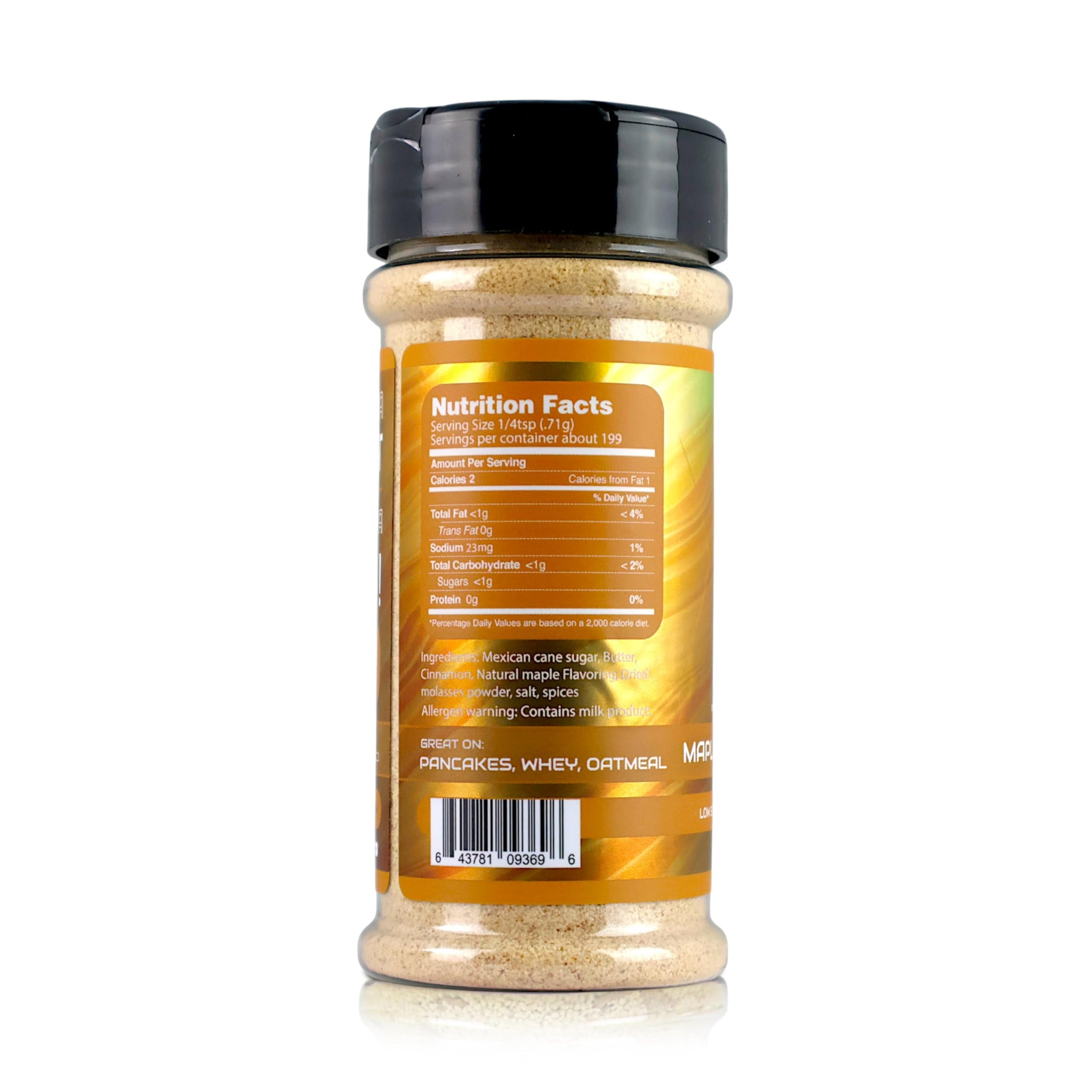 Feast Mode Flavors | Maple Cookie Butter Sweetener | 5oz | 141g | 100% Clean Maple Flavor, Meal Prep Seasoning, Sweet Topper Low Sodium, Low Calorie
