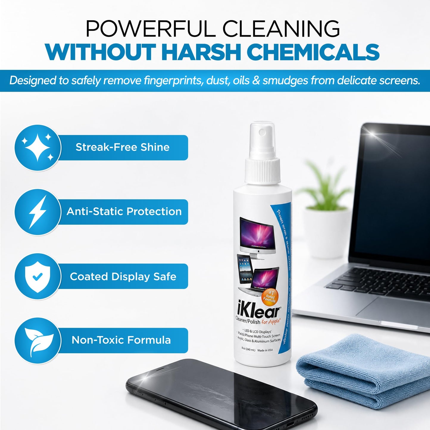 iKlear 8 oz Spray Bottle