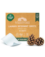 Laundry Detergent Sheets - (Up to 160 Loads, 80 Sheets) Eco-Friendly, Hypoallergenic, Plant-Based Detergent for Sensitive Skin, Recycled Packaging