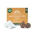 Laundry Detergent Sheets - (Up to 160 Loads, 80 Sheets) Eco-Friendly, Hypoallergenic, Plant-Based Detergent for Sensitive Skin, Recycled Packaging