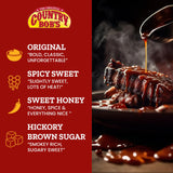 Country Bob's - BBQ Sauce Variety Pack - 18 oz (Pack of 4)
