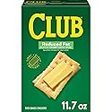 Club Crackers, Lunch Snacks, Snack Crackers, Reduced Fat, 11.7oz Box (1 Box)