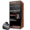 Bestpresso Coffee for Nespresso Original Machine 120 pods Certified Genuine Espresso Chocolate Blend (Medium Intensity) Pods Compatible with Nespresso
