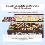 Miltonas Variety Combo Mini Mushroom Shaped Chocolate Cookies - Assorted Funny Chocolate Mushrooms with Crunchy Bite-Sized Pieces - Perfect