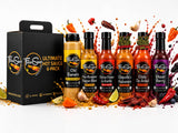 Hot Sauce Bundel by Fresco Sauce 6 Pack- Chi banero Spicy Yellow Mustard - Fire Roasted Pepper Blend made with Jalapeno - Serrano - Citrus Fresno made