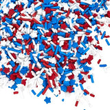 Sprinkles | Patriotic sprinkles | Red white and blue sprinkles | American sprinkles | Cookie sprinkles | July 4th sprinkles | Manvscakes |