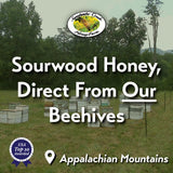 Sourwood Honey - 100% Pure, Raw, & Unfiltered - 32 oz - Sweetwater Creek Honey Farm - Made From Our Beehives, 100% U.S. Honey - Sweet Creamed Caramel Flavor, Natural Sweetener & Sugar Replacement