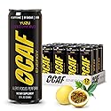 ØCAF Energy Paraxanthine Energy Drink - Caffeine Alternative, Sugar Free, Yuzu Passionfruit, Clean Focus & Alertness, No Jitters, No Crash