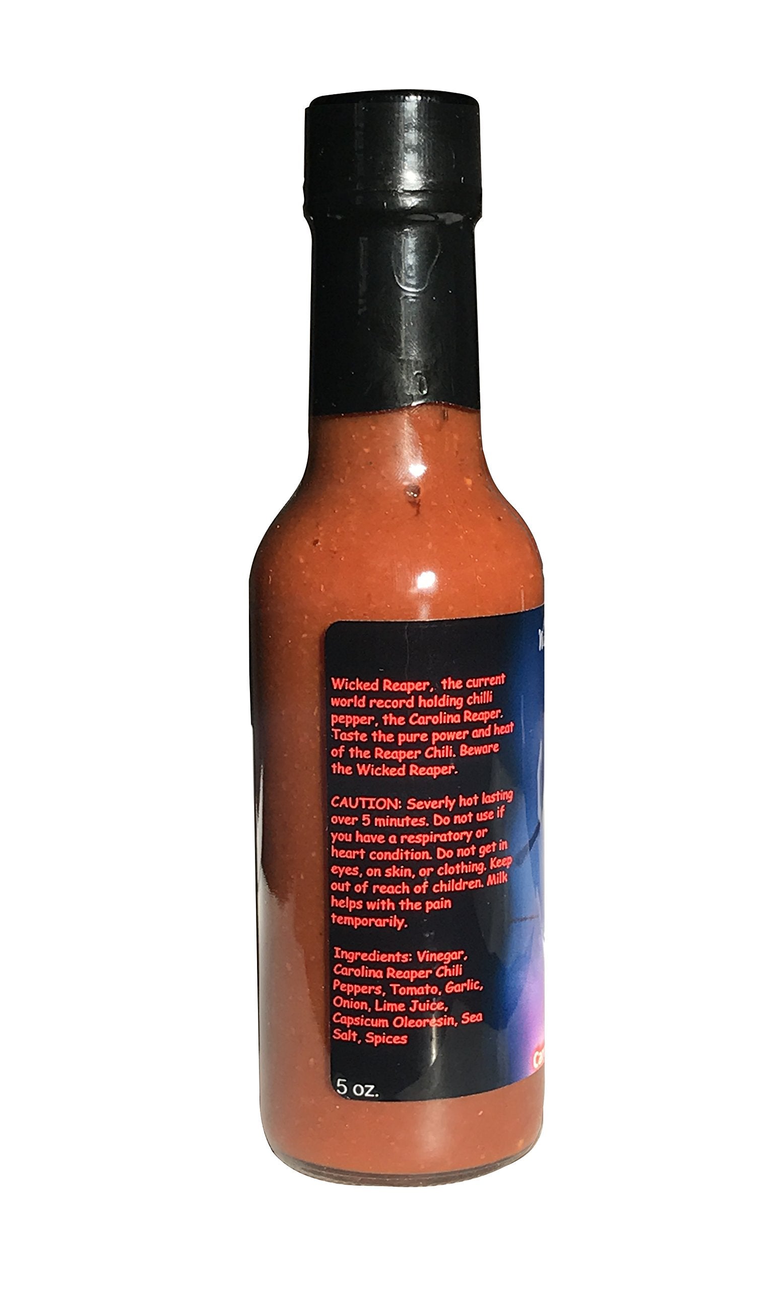 Wicked Reaper Carolina Reaper Hot Sauce + Whole Dried Reaper Peppers Gift Set