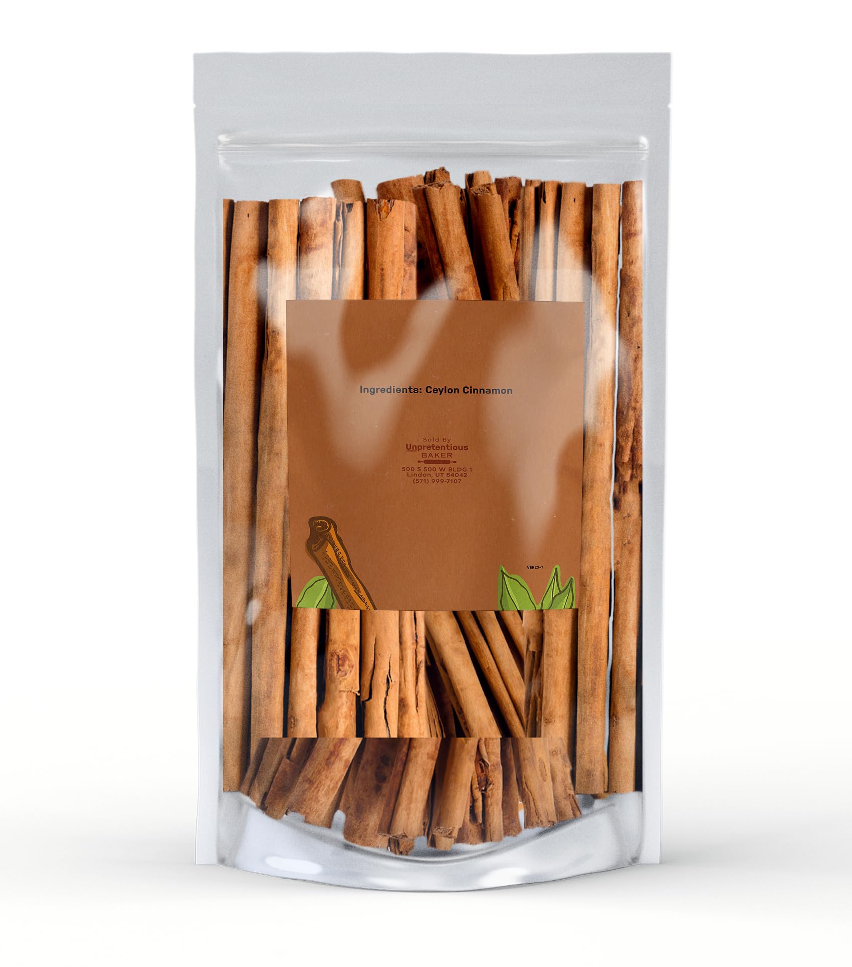 Unpretentious Ceylon Cinnamon Sticks, 2 lb, Light Aroma, Whole Sticks, Cooking & Crafting