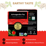 Buddha Teas - Ashwagandha Root Tea - Herbal Tea - Promote Cleansing & Wellness - With Antioxidants & Minerals - Clean Ingredients - Caffeine Free - OU