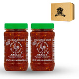 Asian Chili Sauce Bundle. Includes Two-18 Oz of Hoy Fong Chili Garlic Sauce Food Comes with Good For My Home Box! Sauces, Dipping, Marinades,