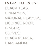 Tazo Chai Pumpkin Spice Tea Bags, Black Tea, 20 ct, Pack of 6