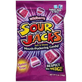 Sour Jacks Wildberry Soft and Chewy Mouth Puckering Candy, 5 Ounce -- 12 per case.