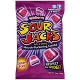 Sour Jacks Wildberry Soft and Chewy Mouth Puckering Candy, 5 Ounce -- 12 per case.