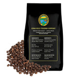 8oz 100% Kona Coffee Whole Beans by Kona Gold Rum Co. - Extra Fancy Freshly Roasted Medium/Dark Roast, Peach Notes with Cream Tones - Kona Coffee