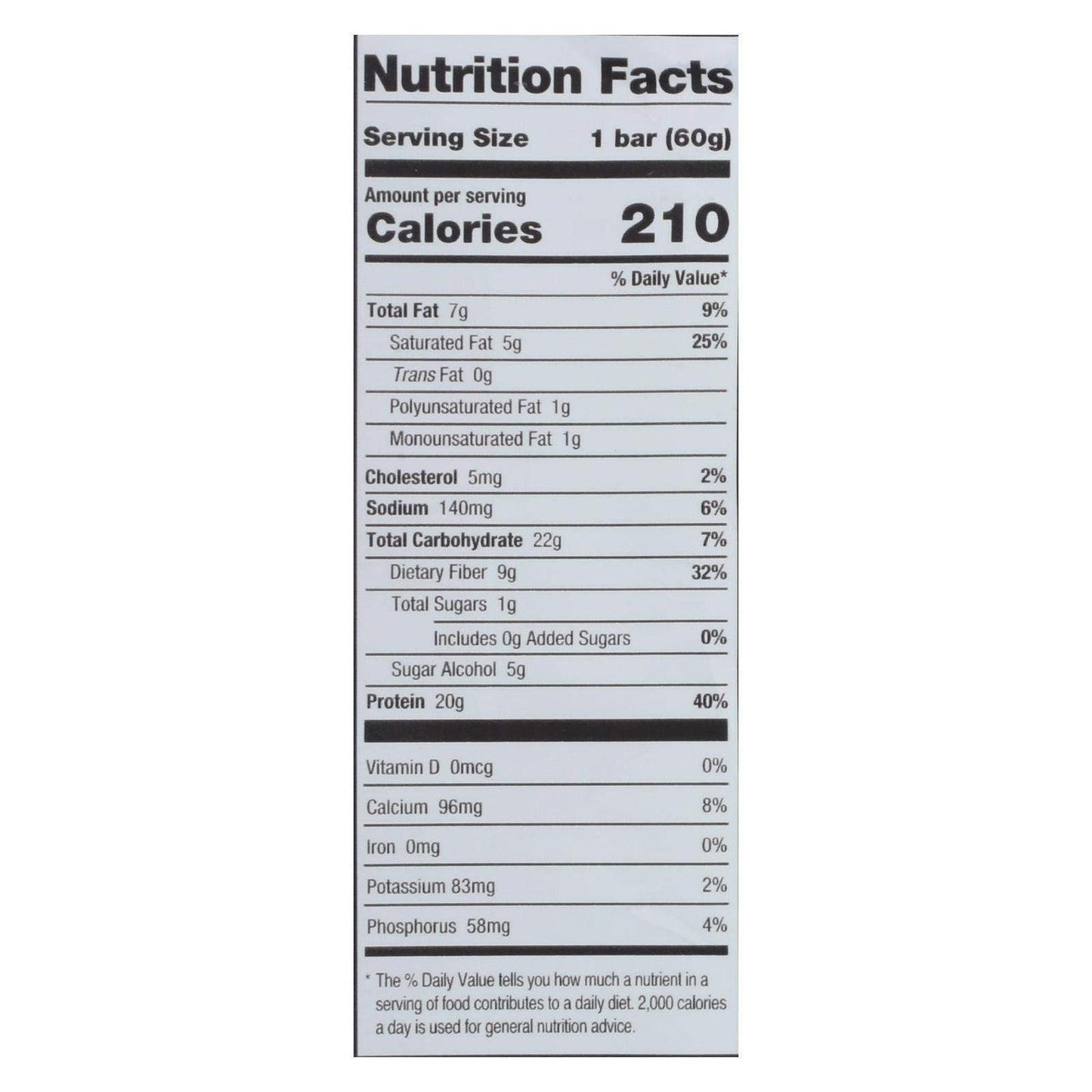 One Birthday Cake Flavored Protein Bar - Case of 12-60 GRM