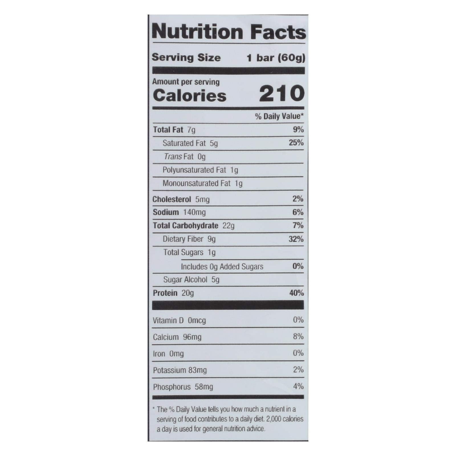 One Birthday Cake Flavored Protein Bar - Case of 12-60 GRM
