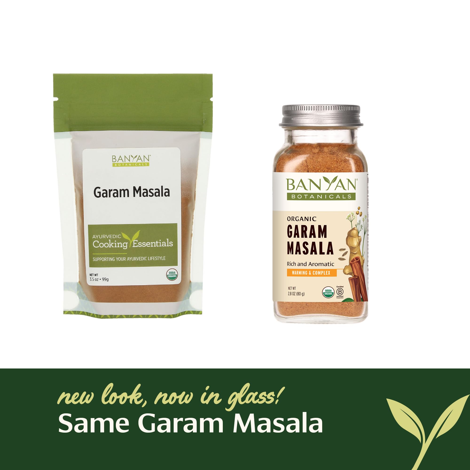 Banyan Botanicals Garam Masala - Organic Garam Masala Seasoning Blend - Versatile Spice Mix for Cooking and Baking - 3.5 oz - Organic, Gluten Free