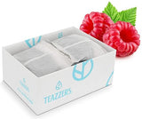 Teazzers Premium All Natural Raspberry Black Tea Bags - Great for Foodservice Commercial Ice Tea Brewers | Unsweetened USA-Made Bulk Tea