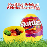 Yumzo Easter Basket Stuffers - Large Prefilled Easter Eggs with Original Skittles Candy, Fun Easter Basket Stuffers for Boys and Girls, (6)