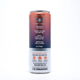 Angry Angel Peach Ginger Natural Energy + Focus Drink (12 count) - Zero Sugar - Natural Caffeine from Yerba Mate - CoQ10 - B Vitamins - 12 oz Cans