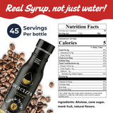 Dolcezza Allulose Syrups, All Natural Low Sugar Sweetener for Coffee, Baking, and Drinks. Keto Friendly Monkfruit Blend. No Stevia or Artificial Sweeteners, No Aftertaste. (12 fl oz, Simple Syrup)