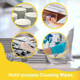 Giubog 6 Pcs New Upgrade 3-Layer Metal Dish Cloth,Non Scratch Wire Dishcloth,Steel Wool Scrubber,Kitchen Cleaning DishRags,Sinks,Dishes,Stove Top.