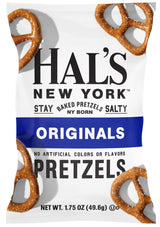 Hal's New York Baked Pretzels, Originals, 2 Oz (Pack of 24)