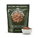 RANCHO PECANA - Natural Pecan Halves, 2 LB, Grain Free, Gluten Free, Non-GMO, Vegan Snack, Organic Nuts, Kosher, Keto, 3g Protein per 1 oz, Resealable