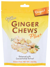 Prince Of Peace Original Flavor Ginger Chew Plus+, Gluten Free, 3 Ounces (Pack of 6)