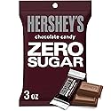 HERSHEY'S Zero Sugar Chocolate Candy Bags, 3 oz (12 Count)