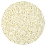 White Sprinkles Jimmies 3.17 oz, Sprinkles For Cake Decorating, Cake Sprinkles, Sprinkles For Baking, Ice Cream & More, The Hampton Candy Company