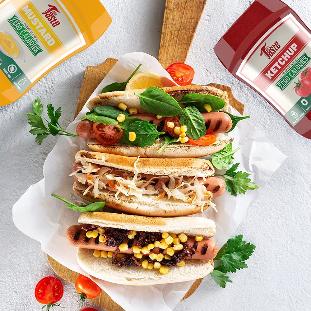Mrs Taste Sugar Free American Burger, Zero Calories, Zero Sodium, Zero Sugar, High Fiber, Keto Friendly, Paleo Friendly, Condiments and Sauces (11 oz