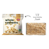 Spicy World Raw Cashews 5 LB (80oz) Bulk - Non-GMO, Gluten Free, Peanut Free, No Additives, Unsalted Natural & Pure Whole Cashews - Great for Pesto