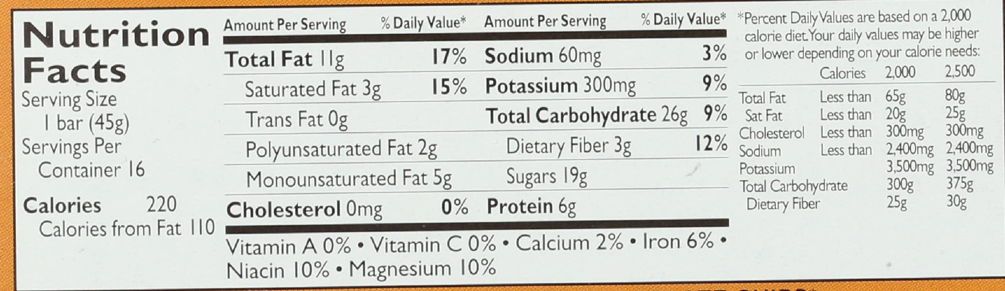 LARABAR Peanut Butter Chocolate Chip Bar, 1.6 OZ