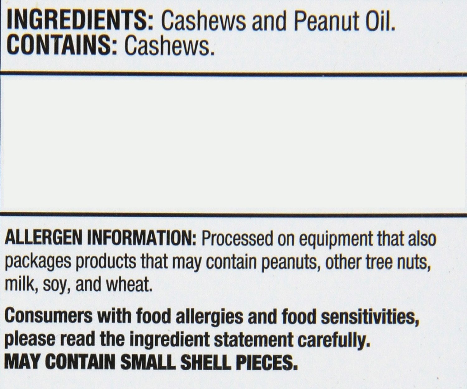 Kirkland Signature Unsalted Cashews, 2.5 Lb, 2 Pack