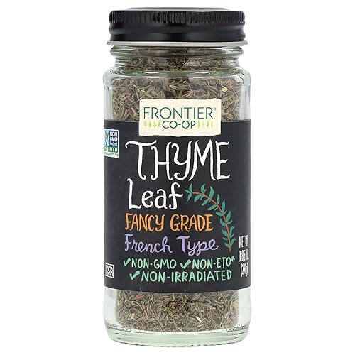 Frontier Thyme Leaf Cut and Sifted, 0.85-Ounce Bottle