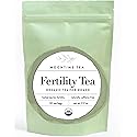 Moontime Tea Organic Fertility Tea for Women TTC | Red Raspberry Leaf, Nettle, Red Clover & Peppermint | Preconception Wellness | USDA Certified | 30