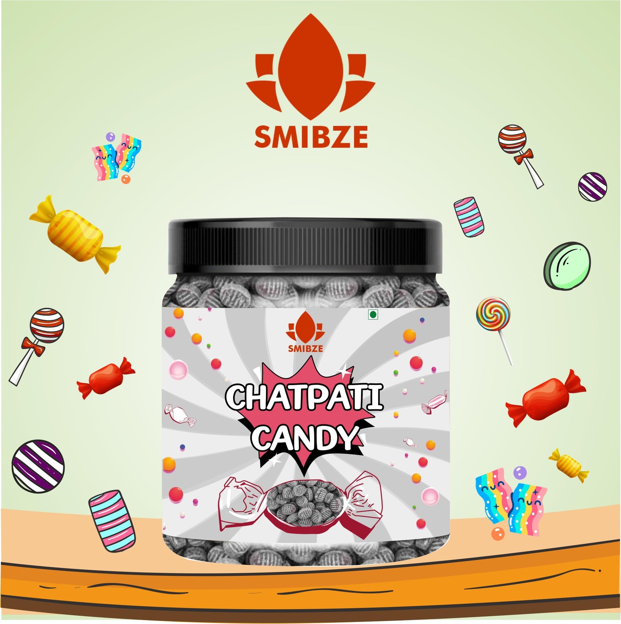 SMIBZE Natural Chatpati Candy 100 GM (Pack of 1) SMIBZE