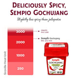 Sempio Gochujang Vegan Korean Red Chili Pepper Paste - Organic Gluten Free: Sweet Spicy Savory Paste, Traditional Fermented Condiment for Cooking