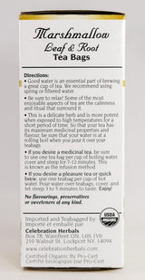 Celebration Herbals Marshmallow Root Tea 24 Bags