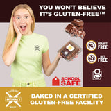 Antonina's Gluten-Free Bakery Double Chocolate Brownies | Certified Gluten-Free | Nut Free | Peanut Free | Taste Homemade | Four 4-Packs (16 Brownies)