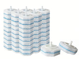 60-Count Disposable Toilet Brush Replacement Heads. Toilet Cleaning Replacement Heads Compatible with Clorox Brand and Most Toilet Brushes. Essential