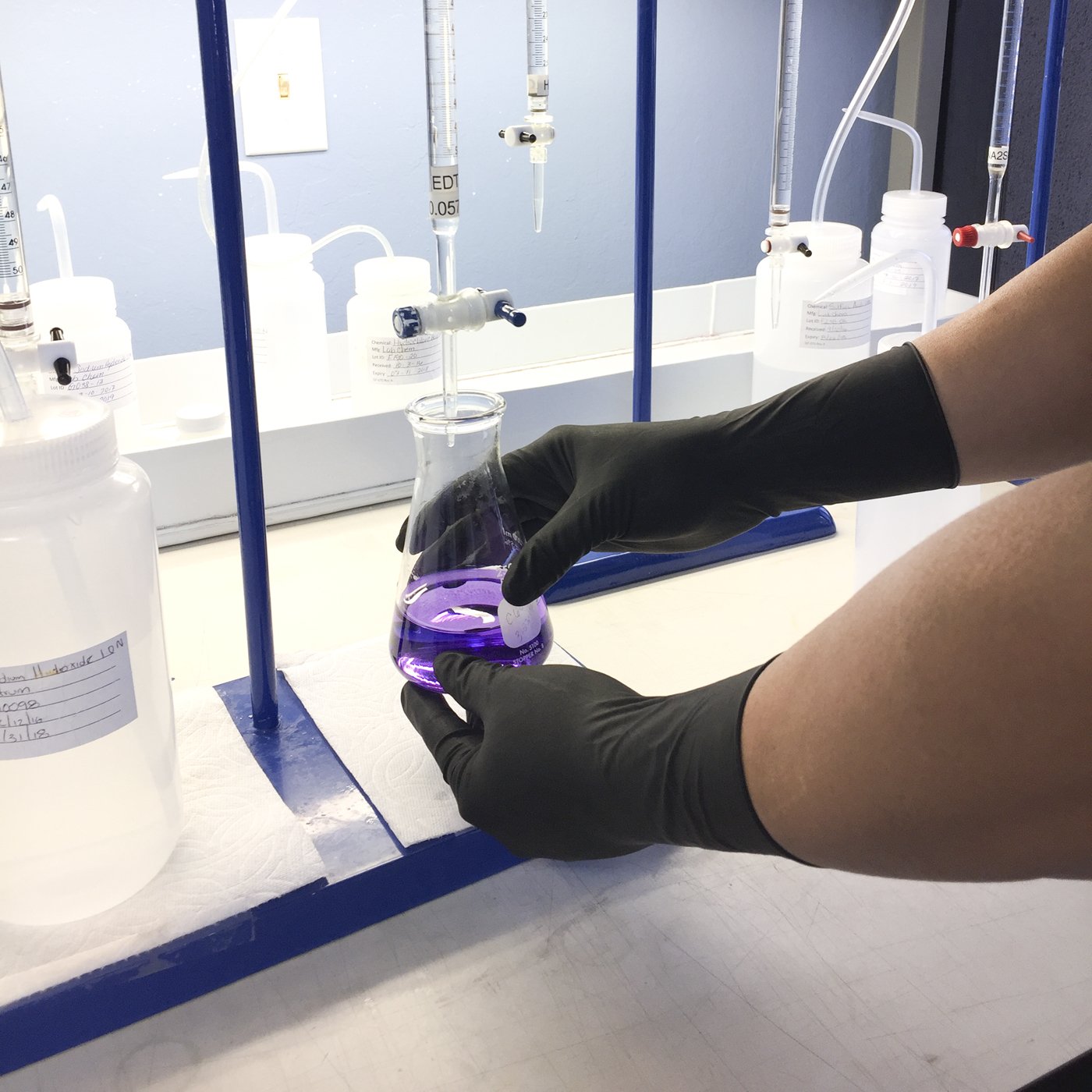 Infi-Touch Super soft Disposable Latex Gloves, Powder Free, Exam 12" Length, Medium Duty, 50 Gloves, Size X-Large.